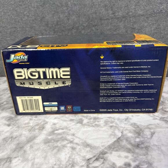 Jada Toys 1/24 Dub City Bigtime Muscle 1969 Pontiac GTO Judge Black NEW Die Cast - Picture 6 of 6